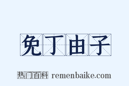 免丁由子是什么意思的图片